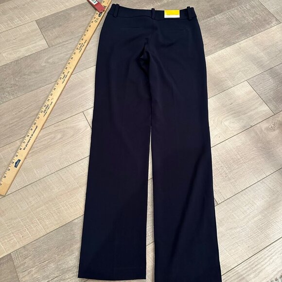 MERONA WOMENS SIZE 2 CLASSIC FIT PANTS HIGHER MID RISE FEDERAL BLUE NEW - Picture 10 of 10